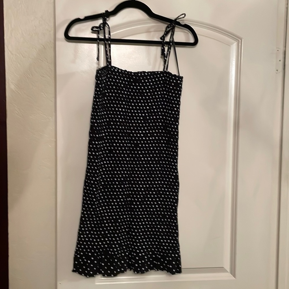 CJ crave black and white dress